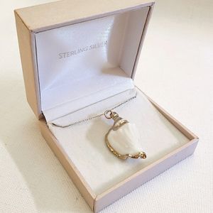 Gold Plated Seashell Pendant